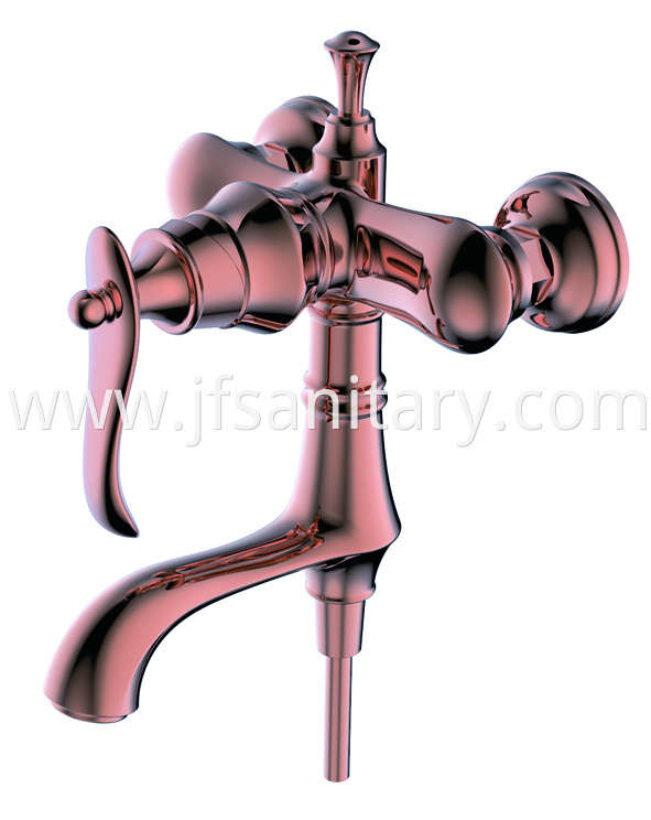 single handle shower faucet with diverter